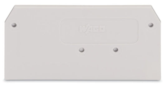 279-330 WAGO Placa final e intermedia; espesor 2 mm; Gris claro