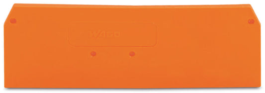 279-346 WAGO Placa final e intermedia; espesor 2 mm; Naranja