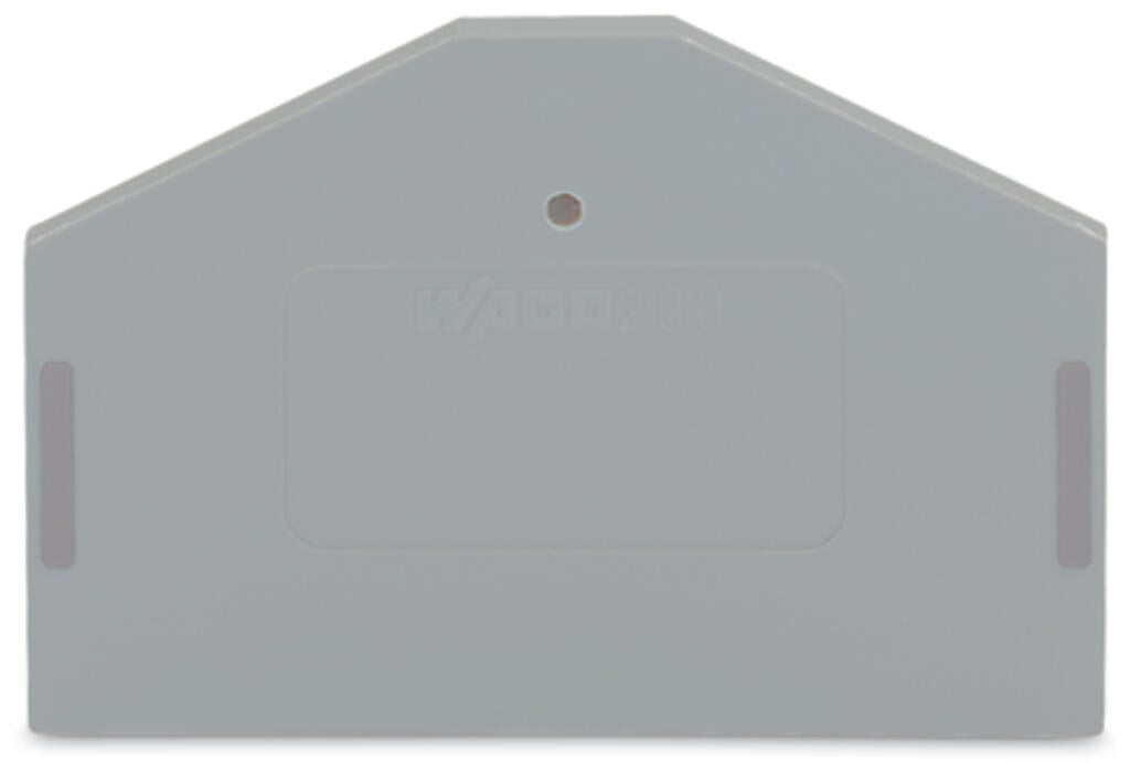 280-312 WAGO Placa final e intermedia; espesor 2,5 mm; Gris