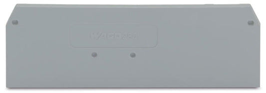 280-314 WAGO Placa final e intermedia; espesor 2,5 mm; Gris