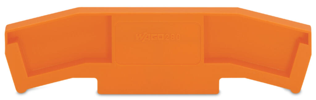 280-333 WAGO Placa final e intermedia; espesor 5 mm; Naranja