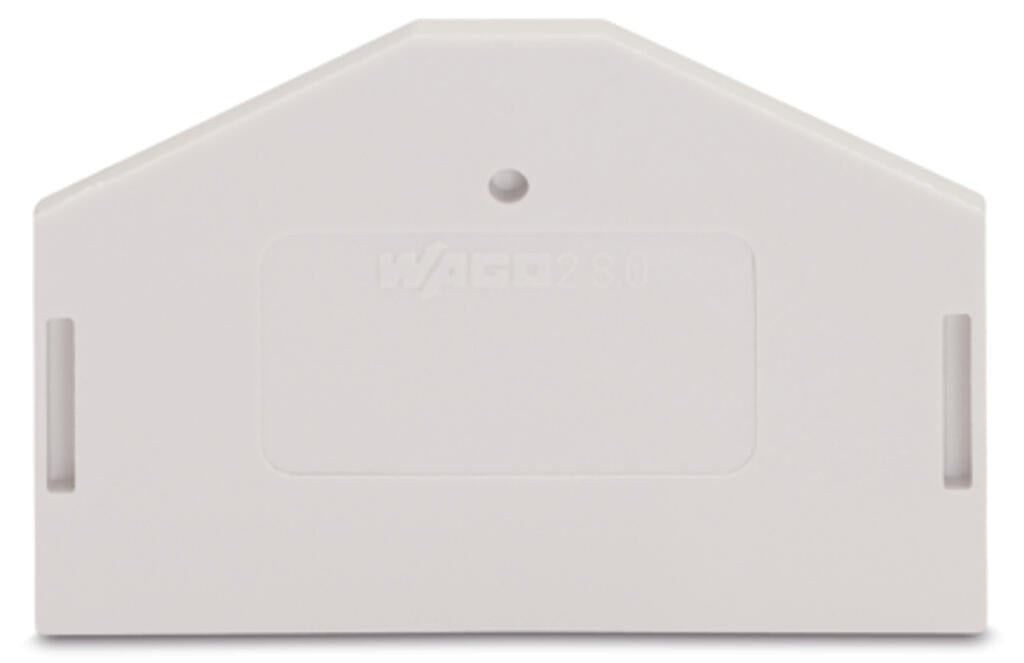 280-354 WAGO Placa final e intermedia; espesor 2,5 mm; Gris claro