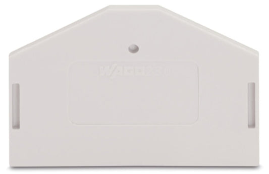 280-354 WAGO Placa final e intermedia; espesor 2,5 mm; Gris claro