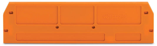 280-373 WAGO Placa final e intermedia; espesor 2,5 mm; Naranja