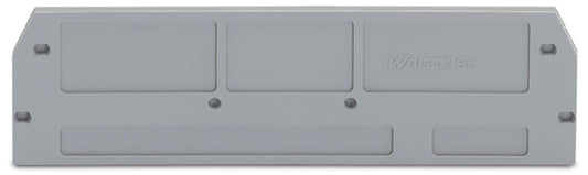 280-376 WAGO Placa final e intermedia; espesor 2,5 mm; Gris