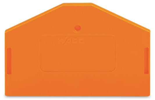 281-313 WAGO Placa final e intermedia; espesor 2,5 mm; Naranja