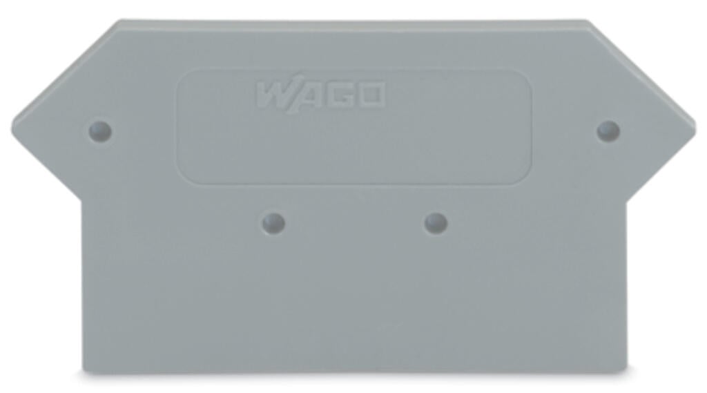 281-316 WAGO Placa final e intermedia; espesor 3 mm; Gris