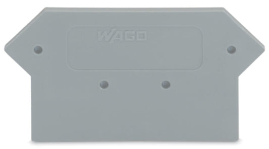 281-316 WAGO Placa final e intermedia; espesor 3 mm; Gris