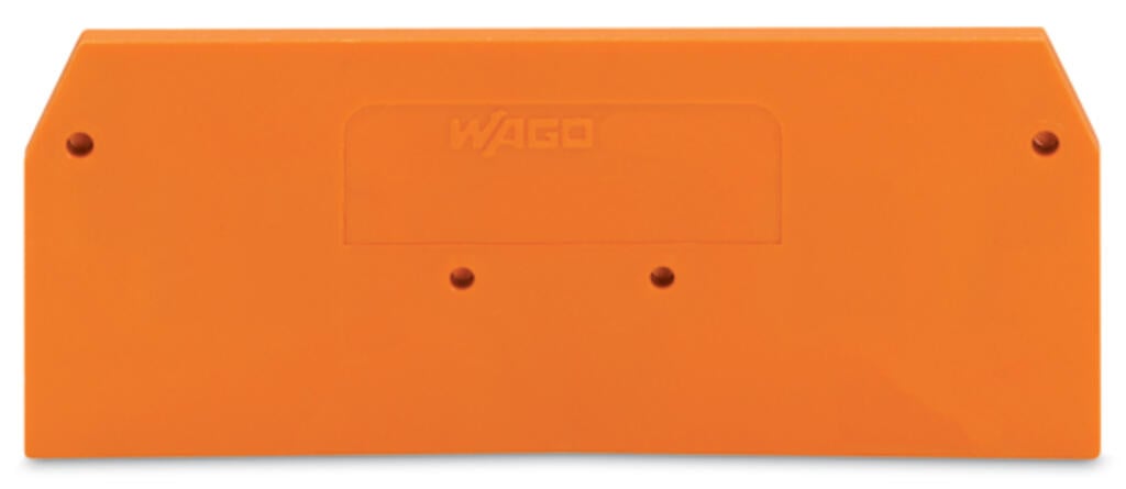 281-326 WAGO Placa final e intermedia; espesor 2,5 mm; Naranja