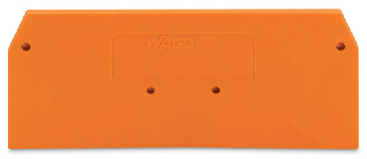 281-326 WAGO Placa final e intermedia; espesor 2,5 mm; Naranja