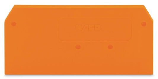 281-329 WAGO Placa final e intermedia; espesor 2,5 mm; Naranja