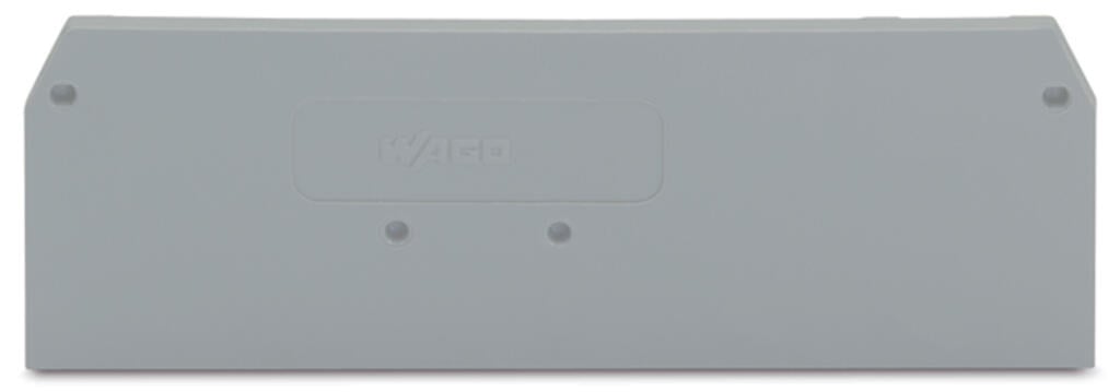 281-334 WAGO Placa final e intermedia; espesor 2,5 mm; Gris