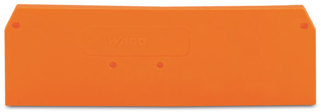 281-335 WAGO Placa final e intermedia; espesor 2,5 mm; Naranja