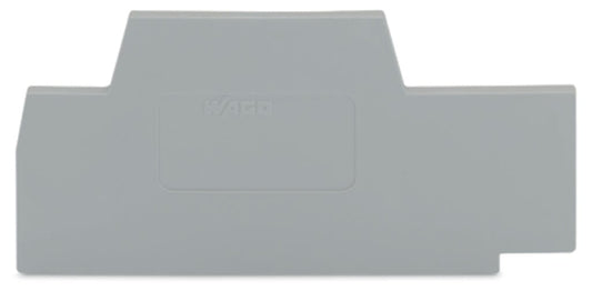 281-342 WAGO Placa final e intermedia; espesor 2,5 mm; Gris