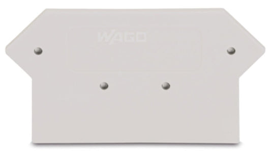 281-353 WAGO Placa final e intermedia; espesor 3 mm; Gris claro