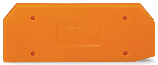 282-314 WAGO Placa final e intermedia; espesor 4 mm; Gris