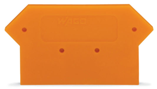 282-316 WAGO Placa final e intermedia; espesor 4 mm; Gris
