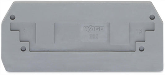 282-325 WAGO Placa final e intermedia; espesor 2,5 mm; Gris
