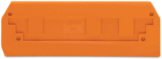 282-339 WAGO Placa final e intermedia; espesor 2,5 mm; naranja