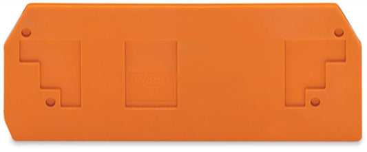 283-328 WAGO Placa final e intermedia; espesor 2,5 mm; naranja