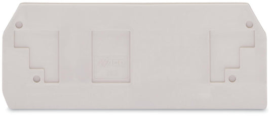283-330 WAGO Placa final e intermedia; espesor 2,5 mm; Gris claro