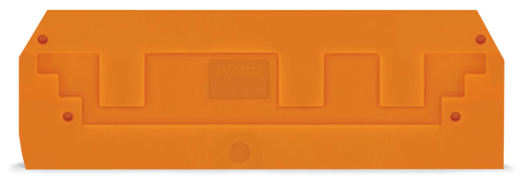 283-352 WAGO Placa final e intermedia; espesor 2,5 mm; Naranja