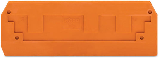 284-339 WAGO Placa final e intermedia; espesor 2,5 mm; Naranja