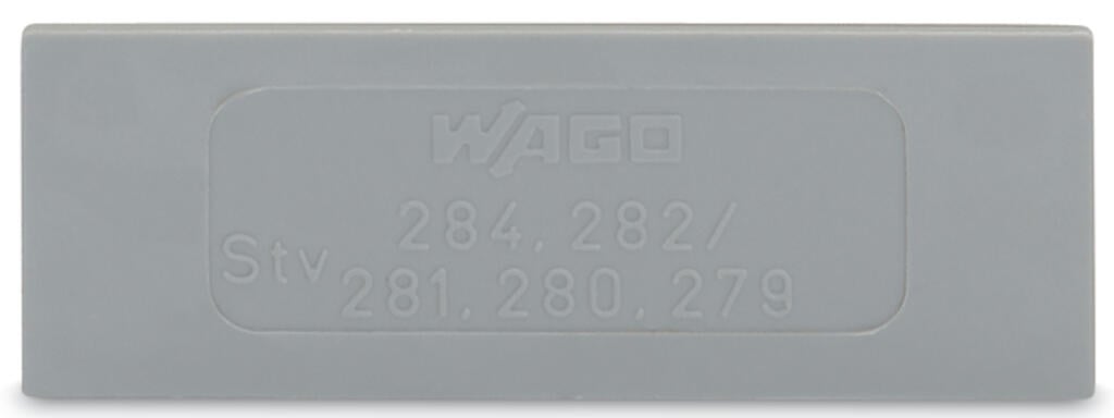 281-333 WAGO Placa intermedia reductora; Gris
