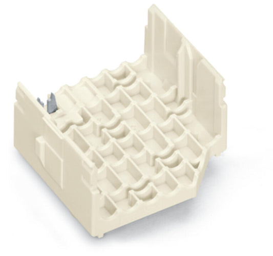 267-422 WAGO Portacables parte inferior; 7 polos; Blanco