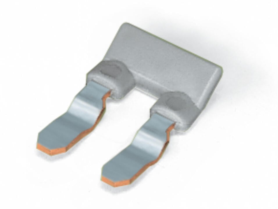 231-902 WAGO Puente; con entrada del conductor; 2 polos; aislado; Gris