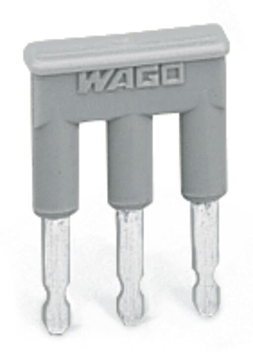 279-483 WAGO Puente; 3 polos; aislado; Gris