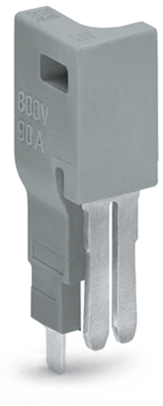 285-430 WAGO Puente reductor; de 285 (35mm²) a la serie 2016/2010; aislado; gris