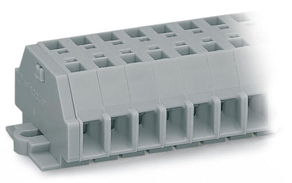 261-159 WAGO Regleta de bornas para 2 conductores; 9 polos; Gris