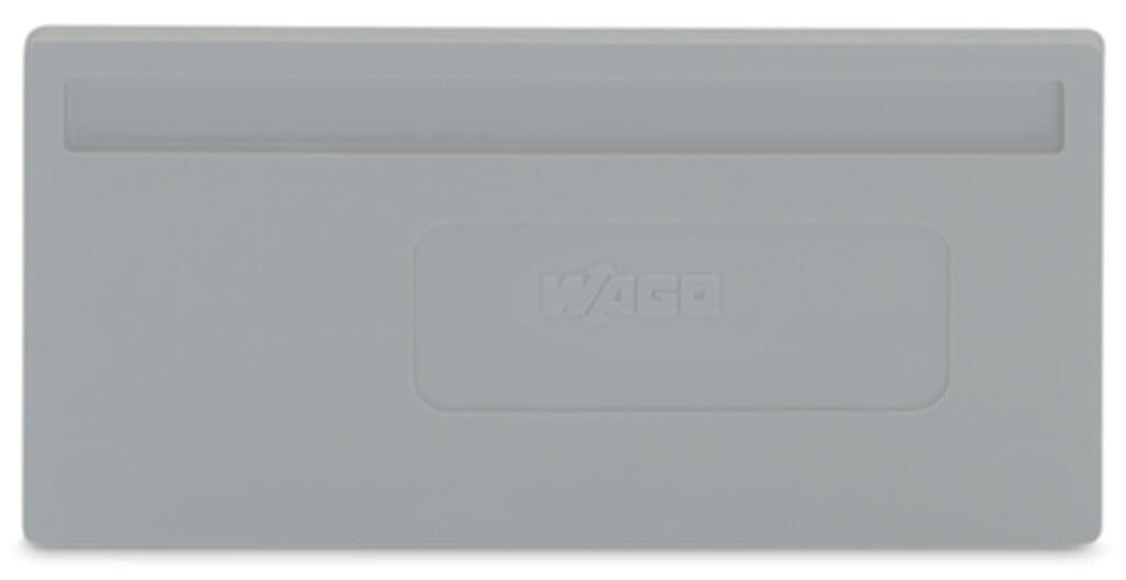 279-326 WAGO Separador; espesor 2 mm; sobresaliente; Gris