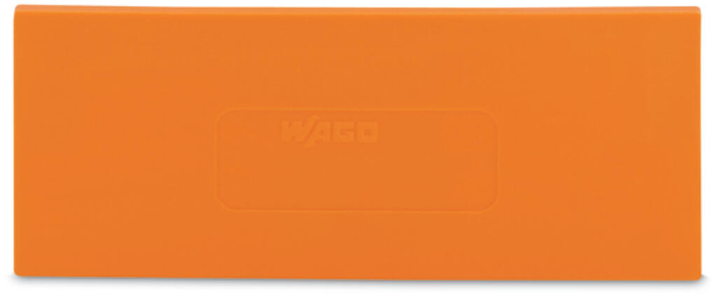 279-340 WAGO Separador; espesor 2 mm; sobresaliente; Naranja