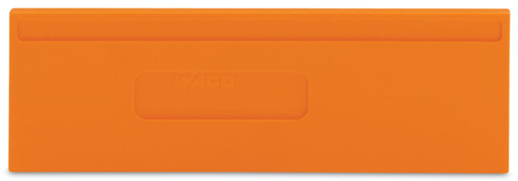 279-347 WAGO Separador; espesor 2 mm; sobresaliente; Naranja