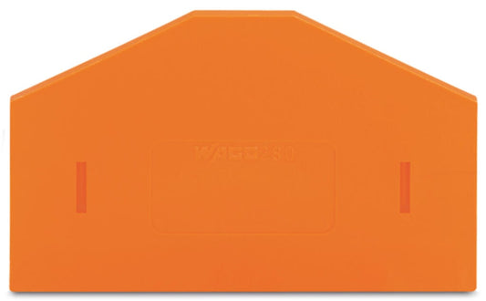 280-318 WAGO Separador; espesor 2,5 mm; sobresaliente; Naranja