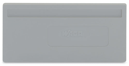 281-330 WAGO Separador; espesor 2 mm; sobresaliente; Gris