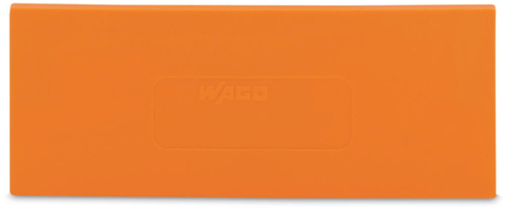 281-346 WAGO Separador; espesor 2 mm; sobresaliente; Naranja