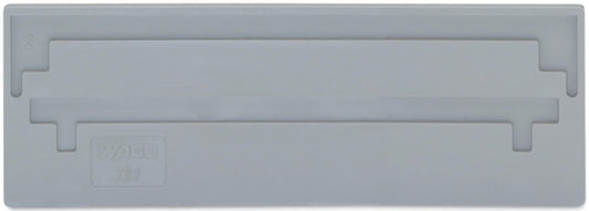 282-309 WAGO Separador; espesor 2 mm; sobresaliente; gris