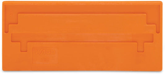 282-329 WAGO Separador; espesor 2 mm; sobresaliente; Naranja