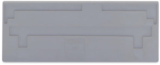 283-326 WAGO Separador; espesor 2 mm; sobresaliente; Gris