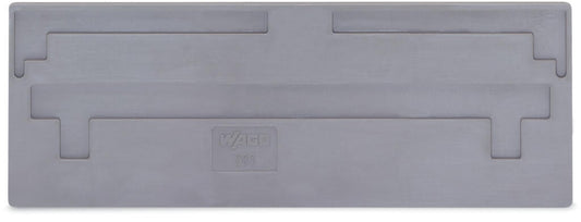 283-351 WAGO  Separador; espesor 2 mm; sobresaliente; Gris