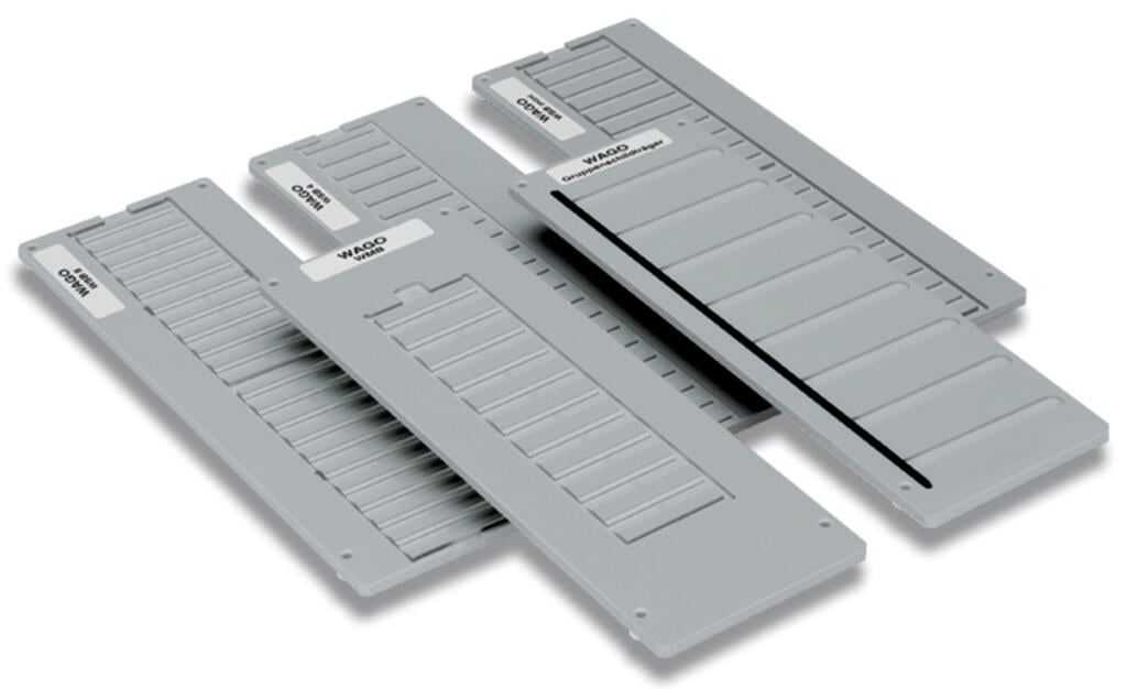 258-396 WAGO Soporte; para plotter; para murrplastik: KPX; gris claro