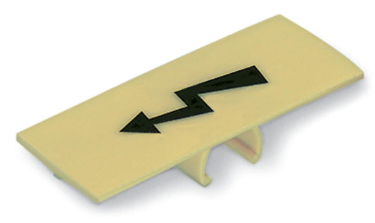 285-1177 WAGO Tapones de protección; con flecha de advertencia en negro; Amarillo